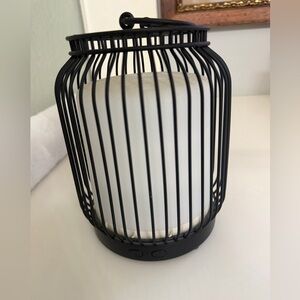 Elegant Black Metal Lantern